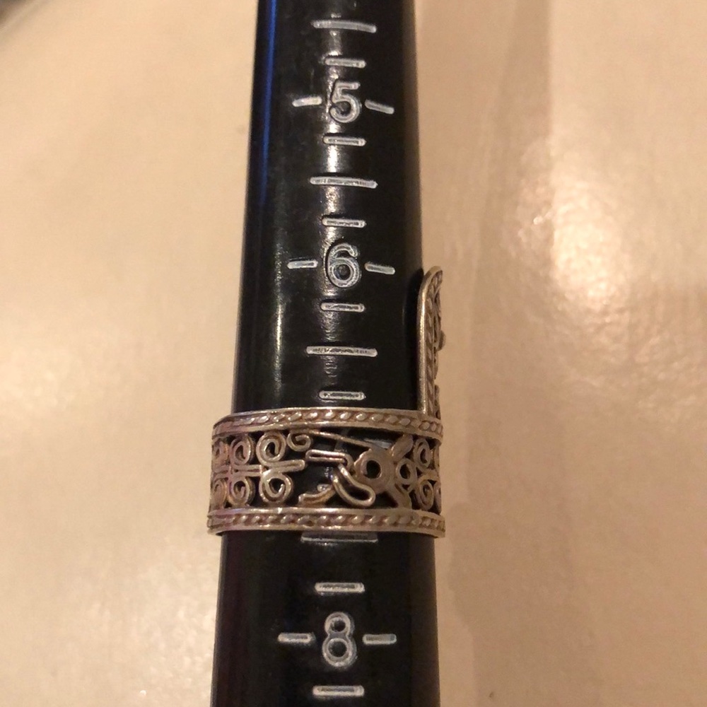 Sterling Silver Unique Ring 7 - image 5